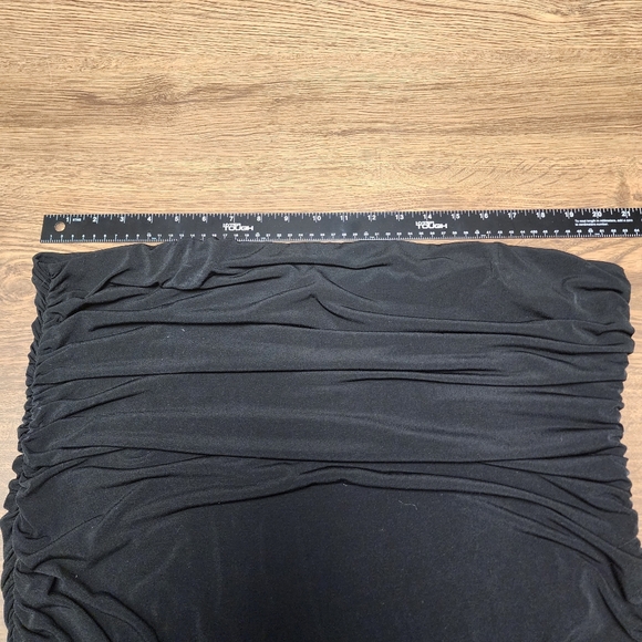 Jamie Nicole Black Sleeveless Maxi Dress Ruched Sides Sz 2X - Picture 10 of 12